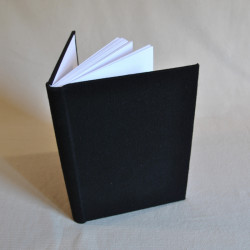 Carnet en jean noir