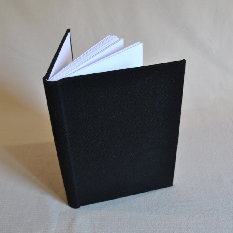 Carnet en jean noir
