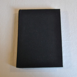 Carnet en jean noir